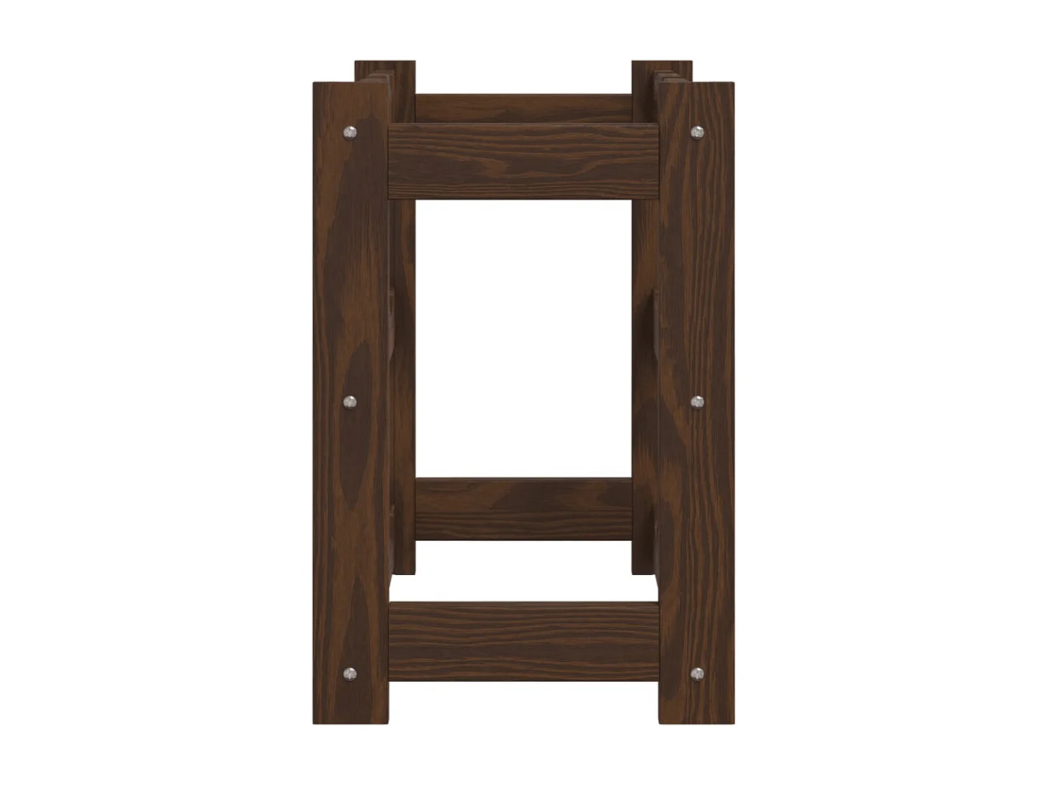 Casier à bouteilles pour 12 bouteilles marron bois pin solide