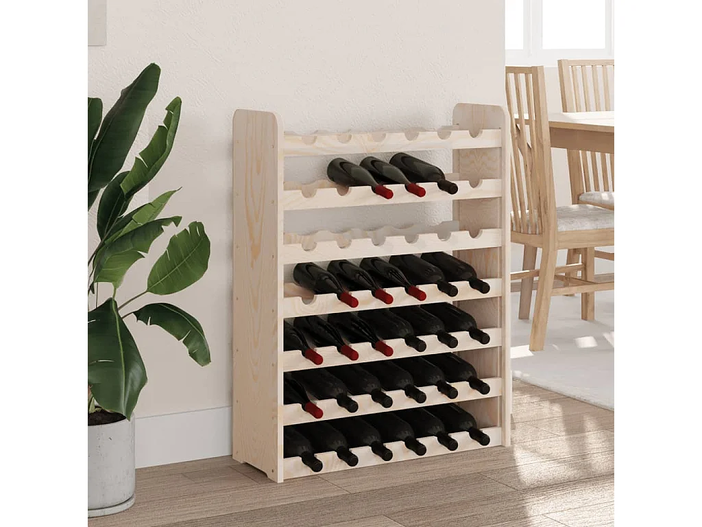 Botellero 67,5x25x87 cm Madera maciza de pino