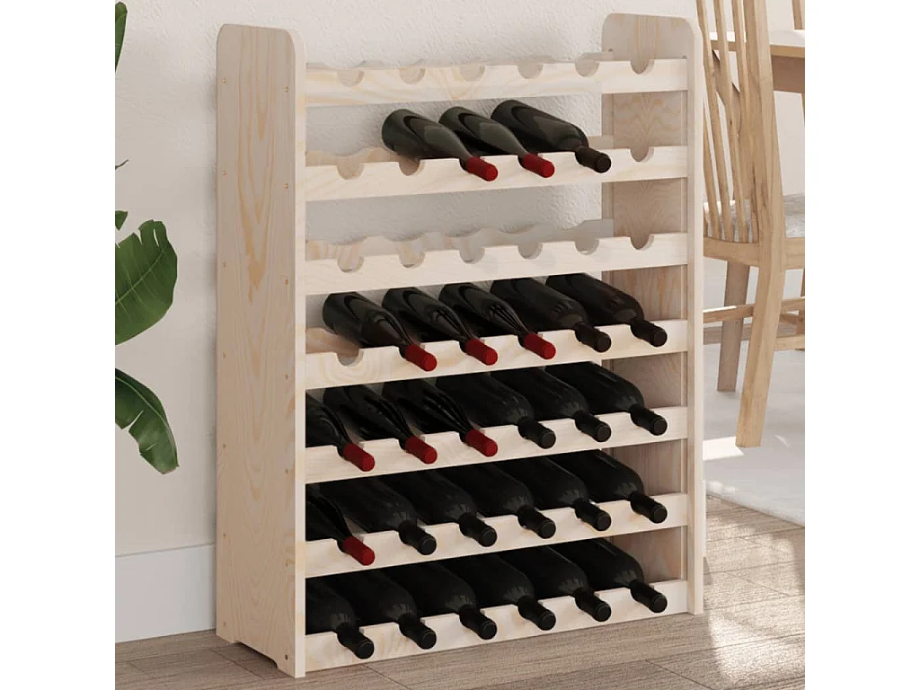 Casier à vin 67,5x25x87 cm Bois de pin massif