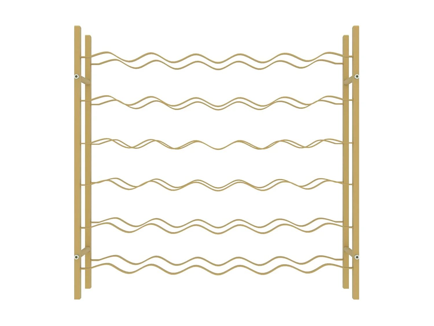 Garrafeira para 36 garrafas Metal Dourado