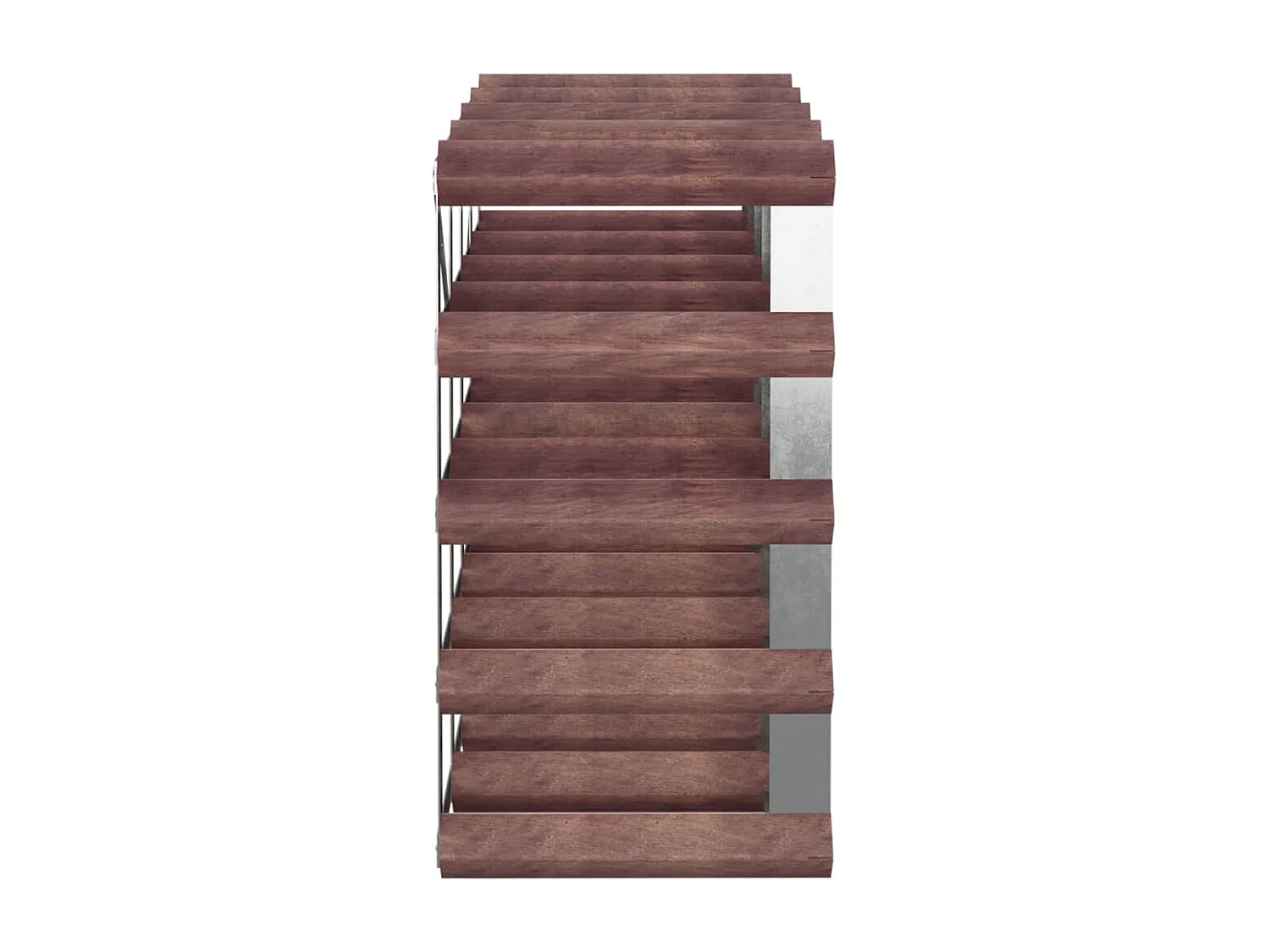 Wijnrek voor 20 flessen Bruin Massief grenenhout