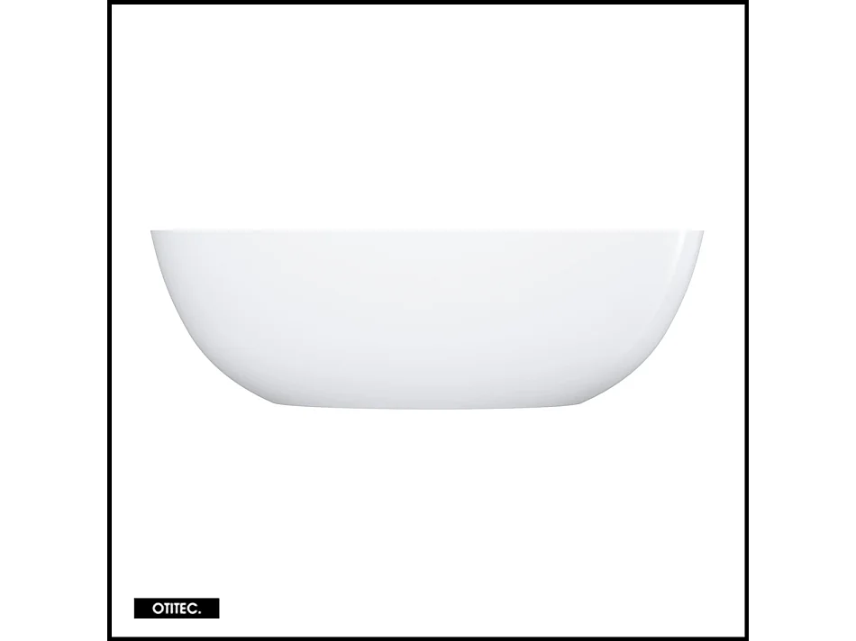 Baignoire Îlot - 175 x 78 cm - SHELL - BLANC BRILLANT - avec SIPHON INCLUS
