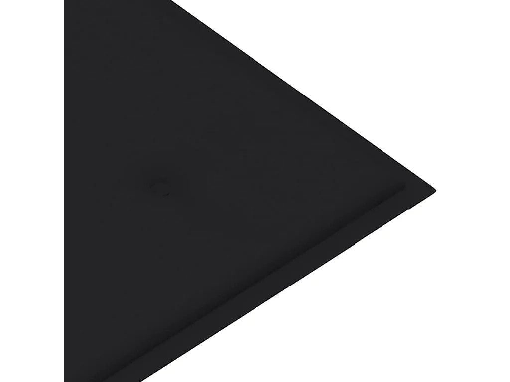 Banc de jardin 2 places avec coussin 120 cm Gris Eucalyptus