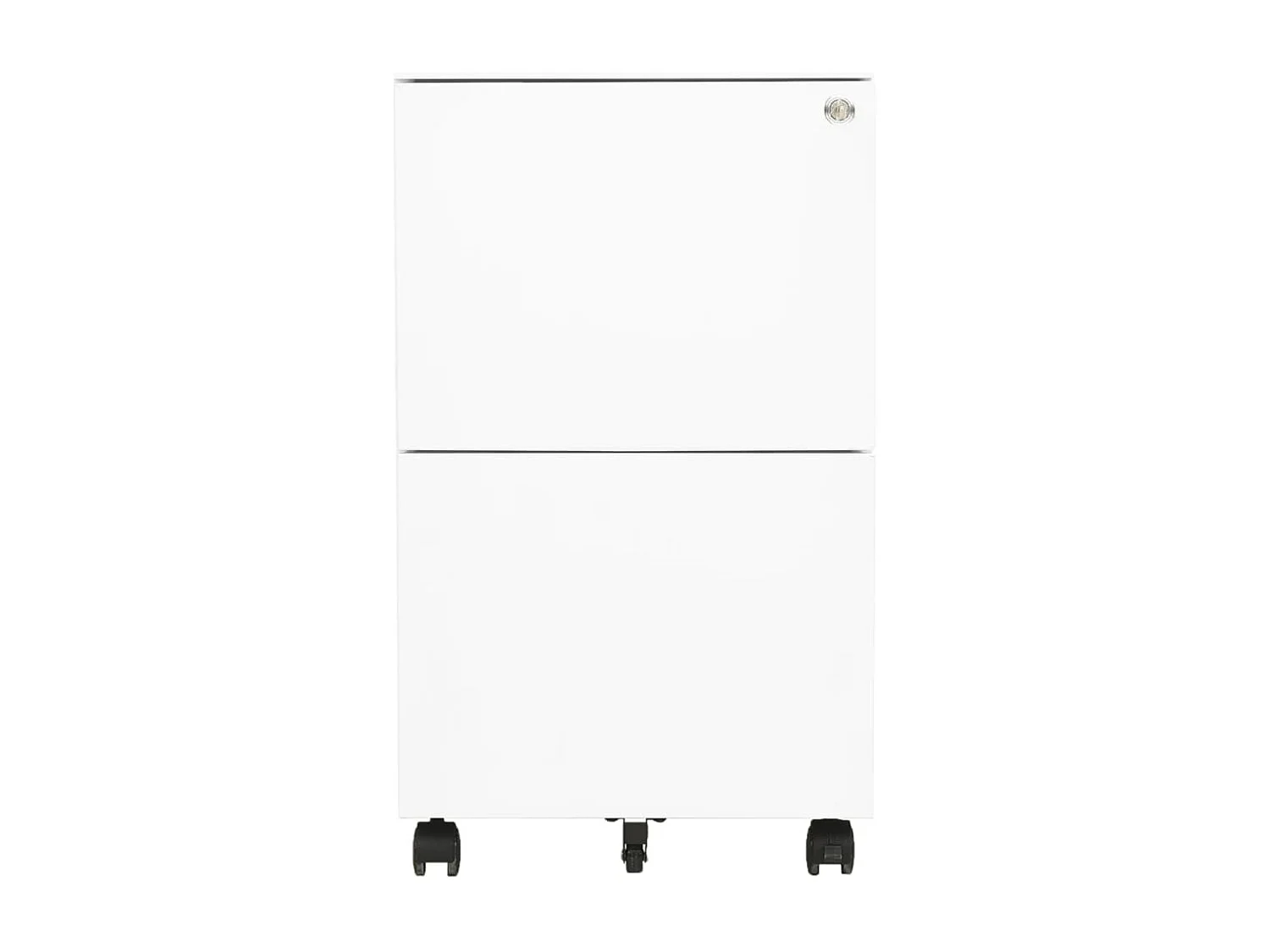 Armário de arquivo móvel Branco 39x45x67 cm Aço