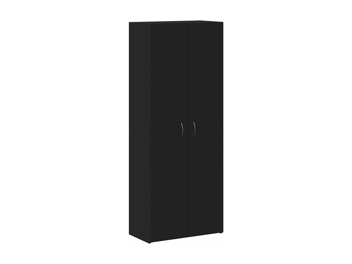 Classificatore nero 60x32x153 cm in derivati del legno