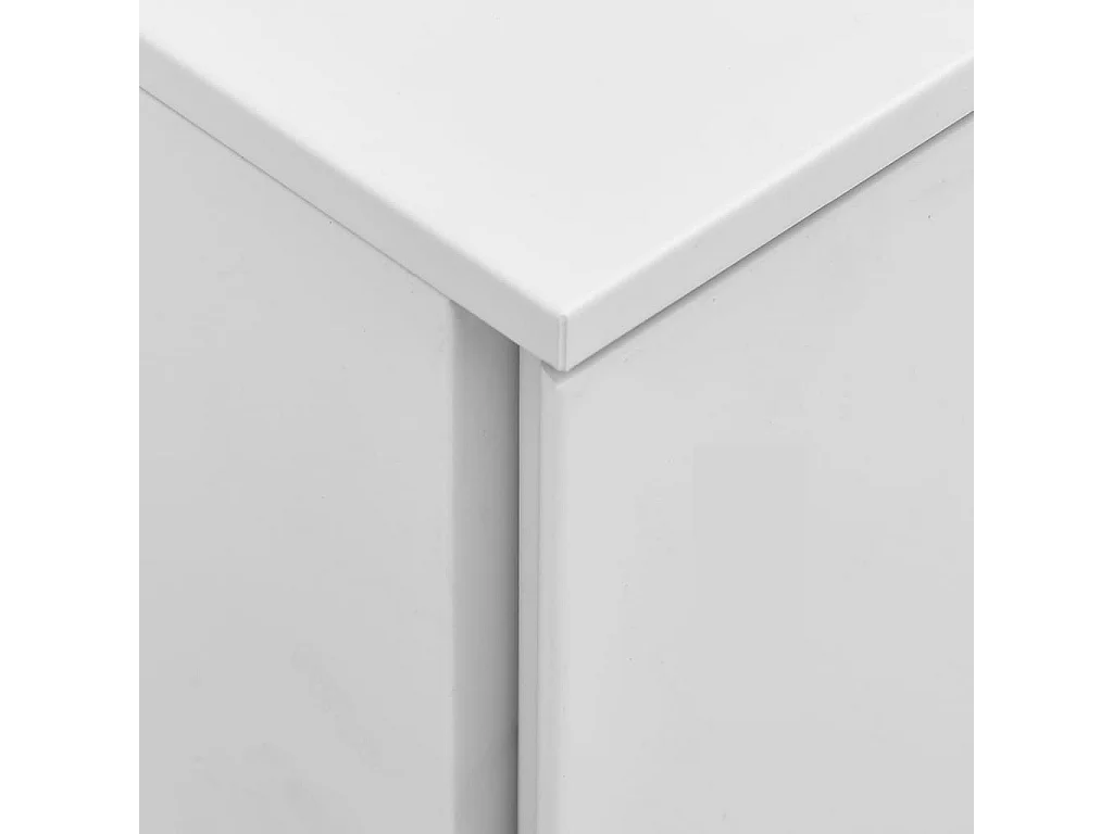 Mobile classificatore Grigio chiaro 39x45x60 cm Acciaio