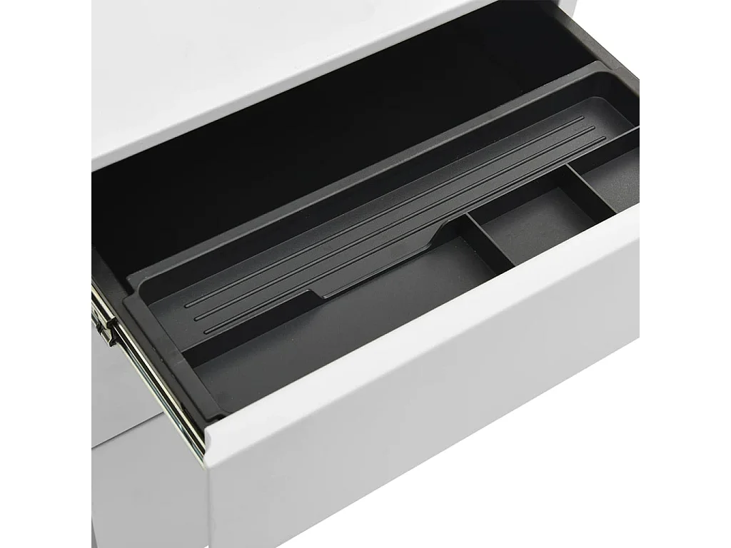 Mobile classificatore Grigio chiaro 39x45x60 cm Acciaio