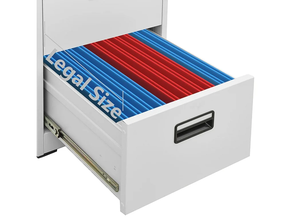 Classeur Gris clair 46x62x102,5 cm Acier