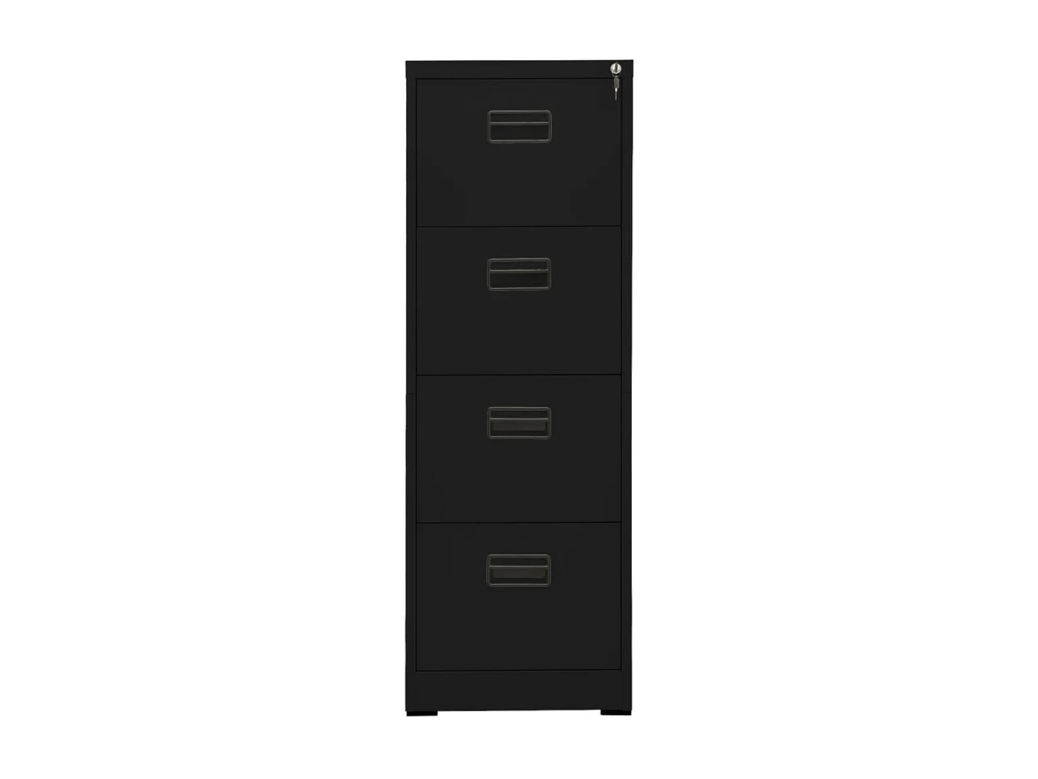 Archivador negro 46x62x133 cm Acero