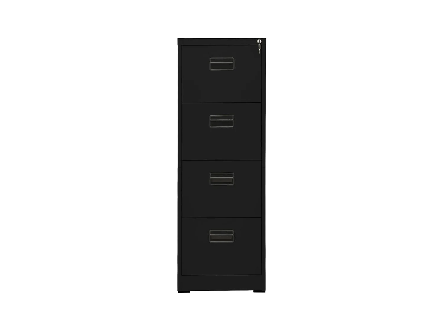 Classeur Noir 46x62x133 cm Acier