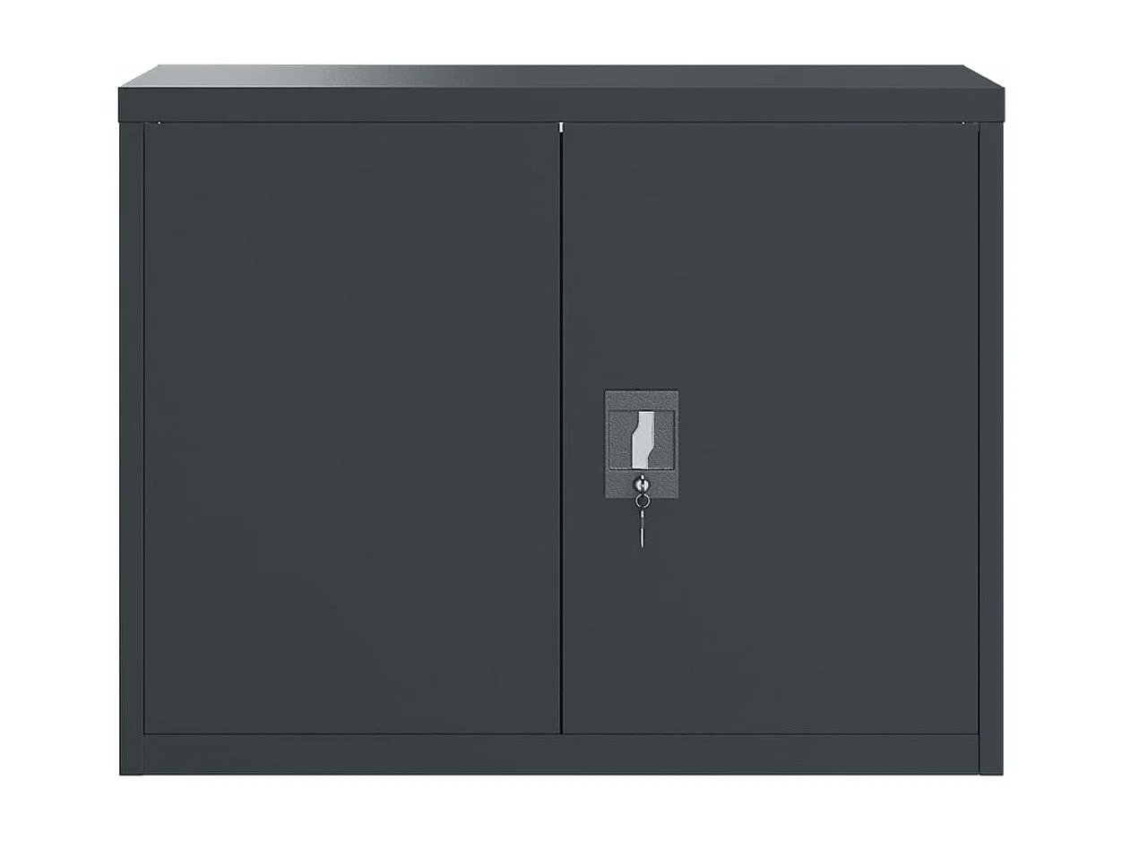 Archivador antracita 90x40x70 cm acero