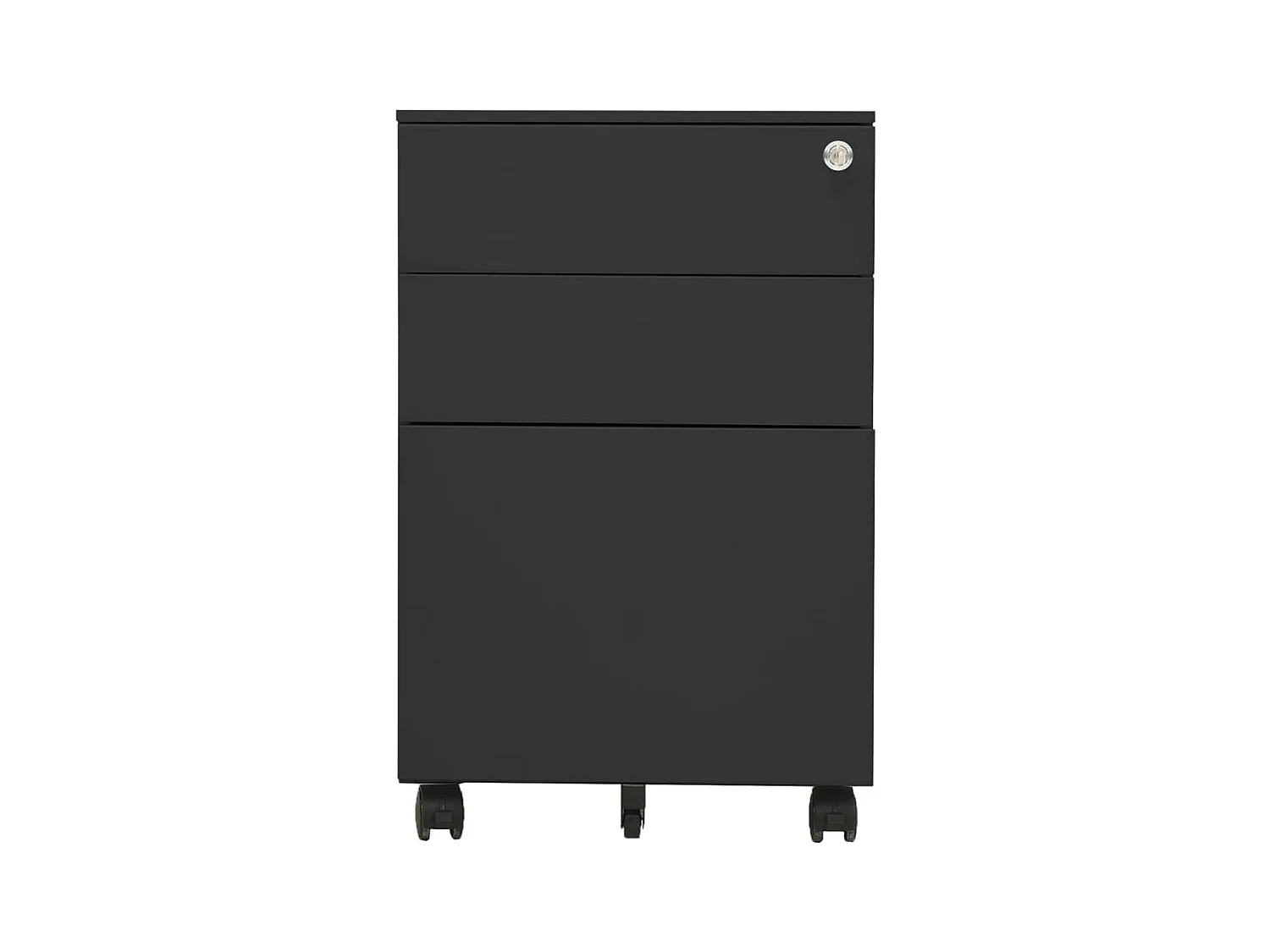 Classeur mobile Anthracite 39x45x60 cm Acier