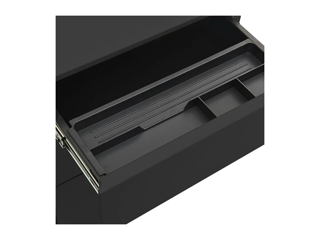 Classeur mobile Anthracite 39x45x60 cm Acier