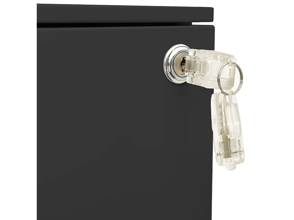 Classeur mobile Anthracite 39x45x60 cm Acier