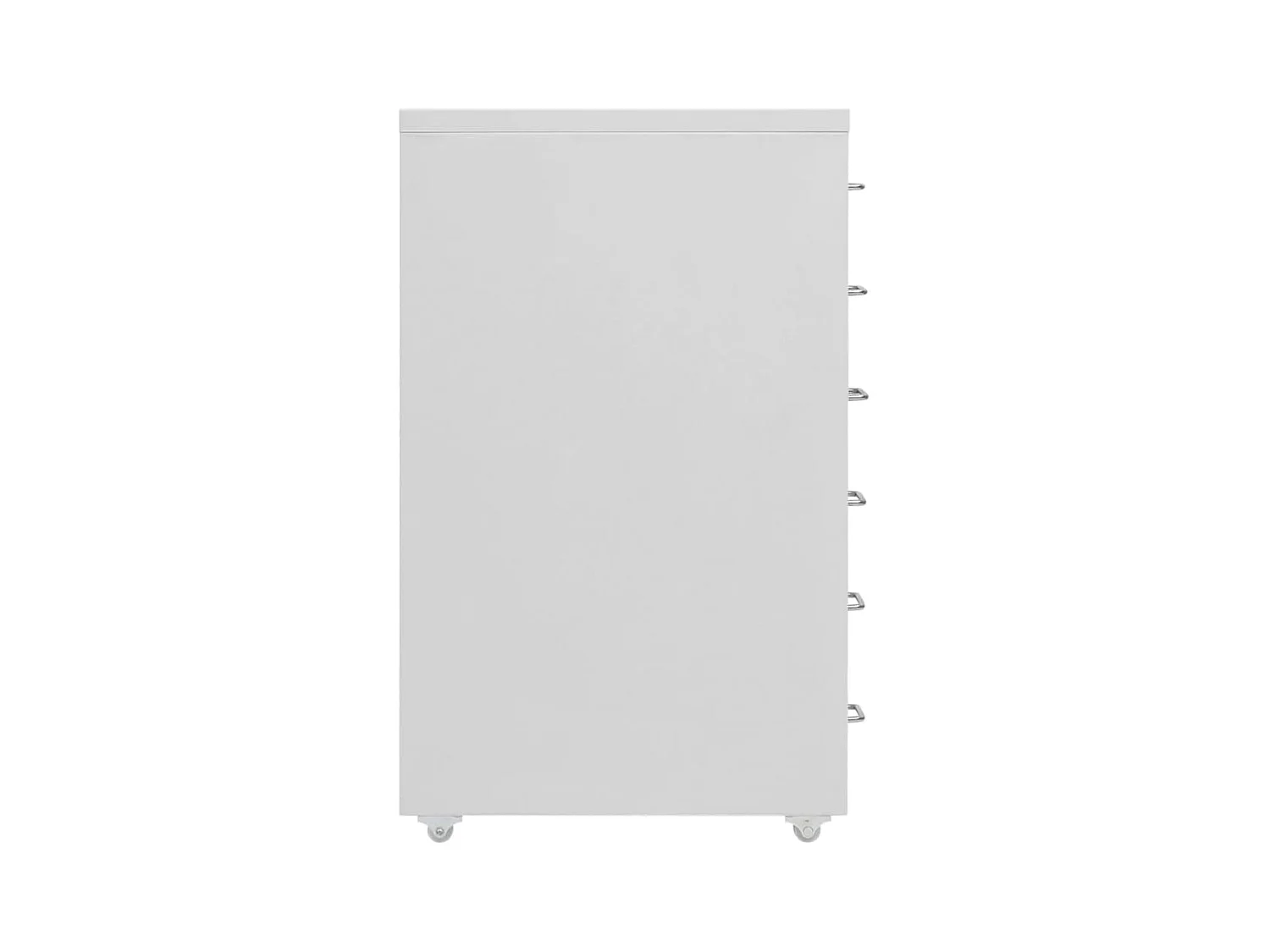 Classeur mobile Gris 28x41x69 cm Métal