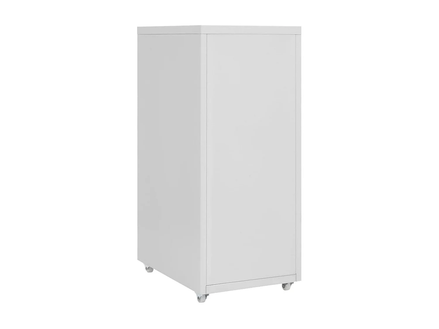 Classeur mobile Gris 28x41x69 cm Métal