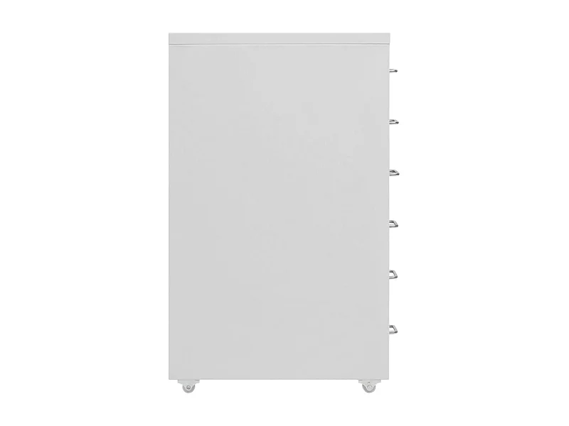 Verrijdbare archiefkast Grijs 28x41x69 cm Metaal