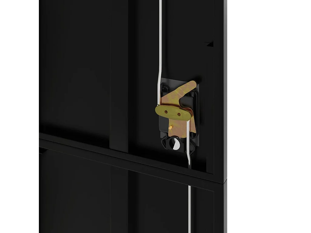 Classeur noir 105x40x180 cm acier