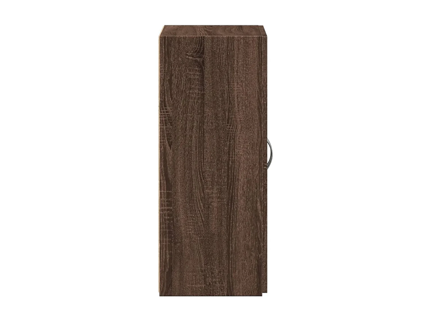 Armoire de classement chêne marron bois d'ingénierie