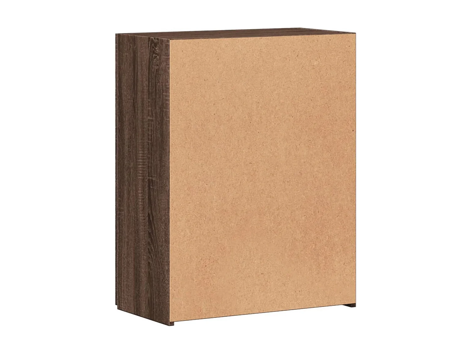 Armoire de classement chêne marron bois d'ingénierie