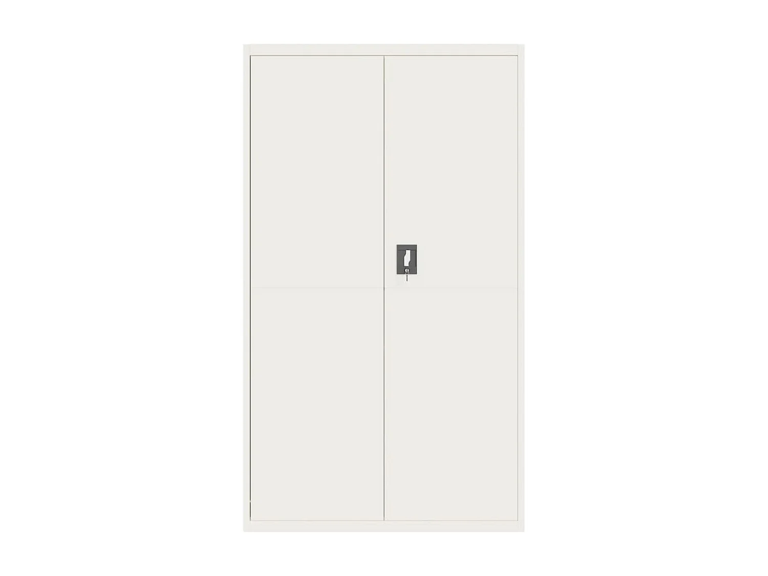 Armário de arquivo branco 105x40x180 cm aço