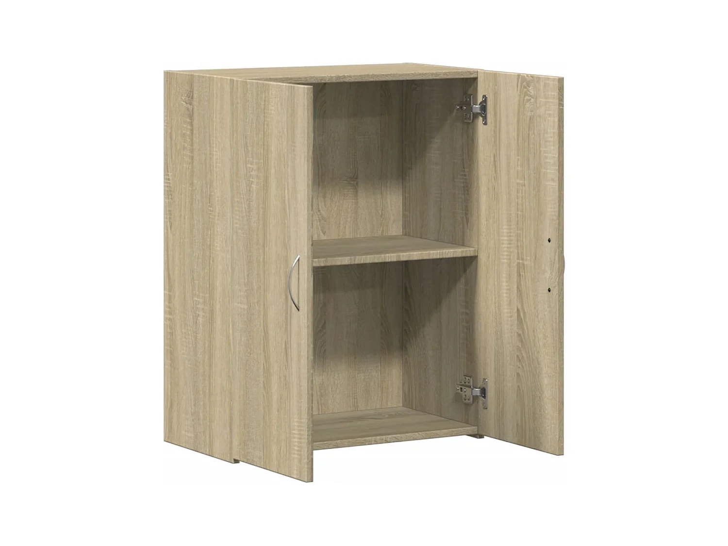 Armoire de classement chêne sonoma bois d'ingénierie