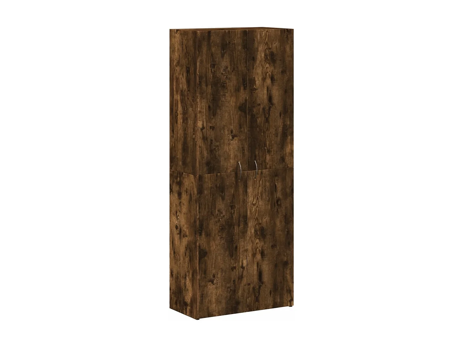Archivador roble ahumado 60x32x153 cm madera contrachapada
