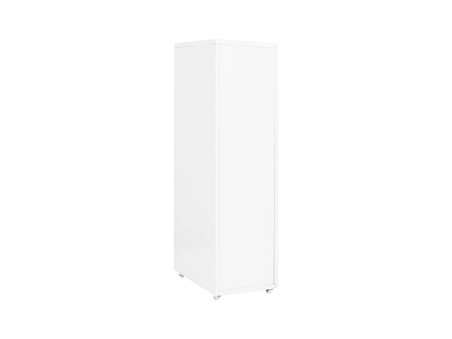 Classeur mobile Blanc 28x41x109 cm Métal