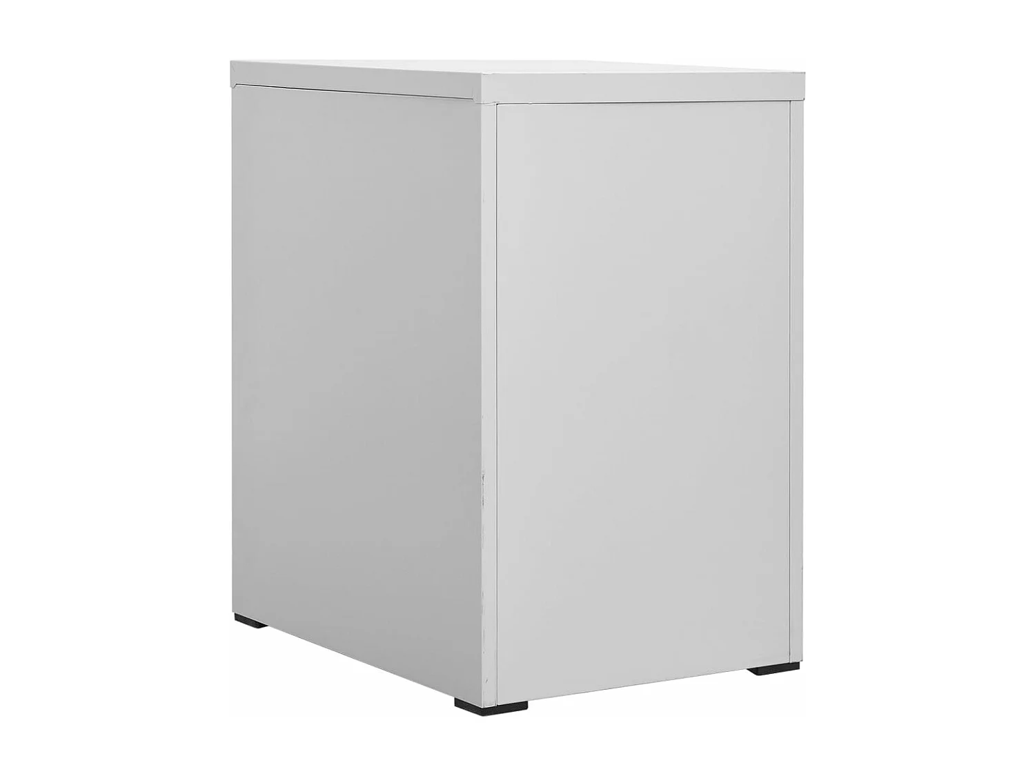 Hellgrauer Aktenschrank 46x62x72,5 cm Stahl