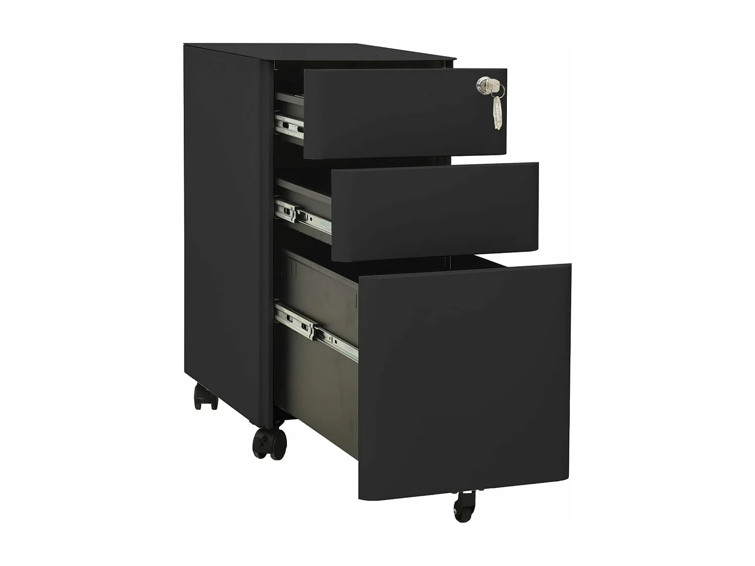 Mobile classificatore Antracite 30x45x59 cm Acciaio