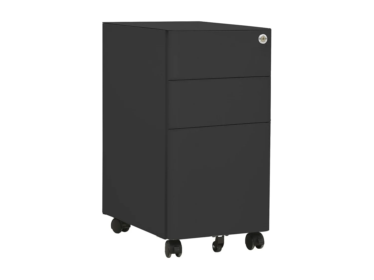 Classeur mobile Anthracite 30x45x59 cm Acier