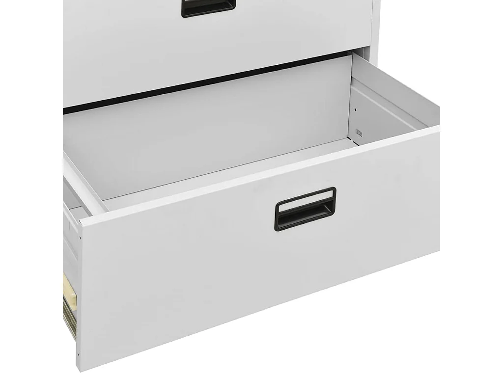 Classeur Gris clair 90x46x164 cm Acier