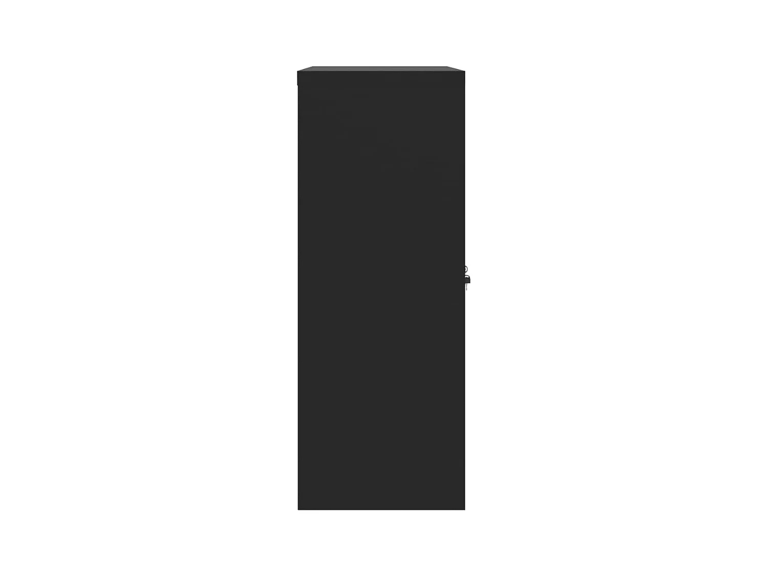 Zwarte archiefkast 90x40x105 cm staal