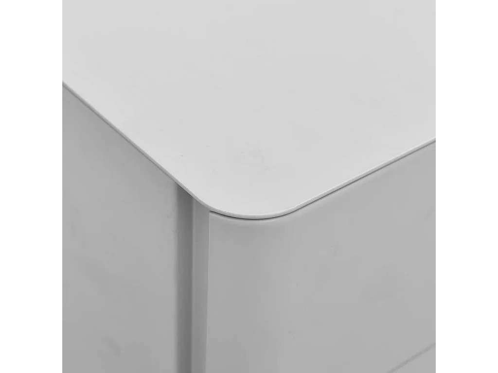 Mobile classificatore Grigio chiaro 30x45x59 cm Acciaio