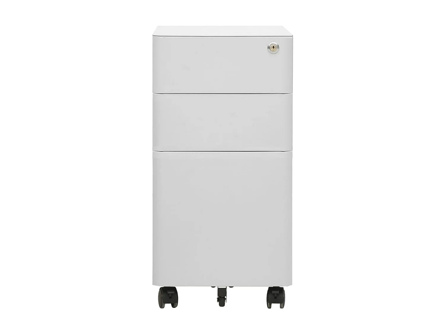 Classeur mobile Gris clair 30x45x59 cm Acier