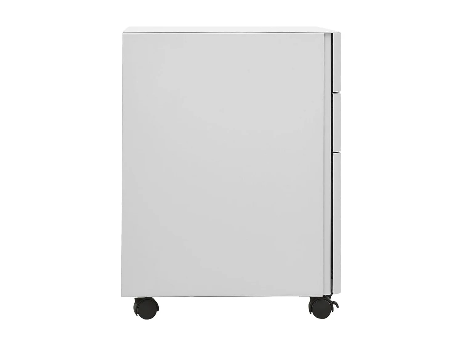 Classeur mobile Gris clair 30x45x59 cm Acier