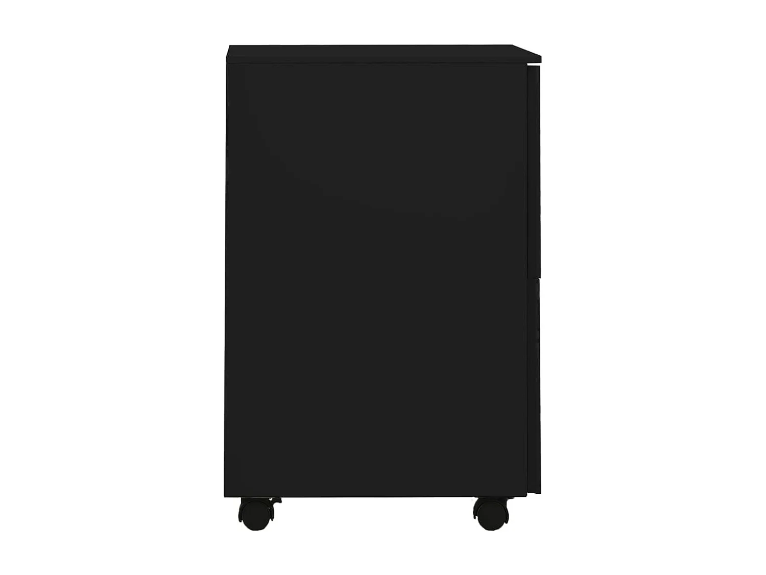 Archivador móvil Negro 39x45x67 cm Acero