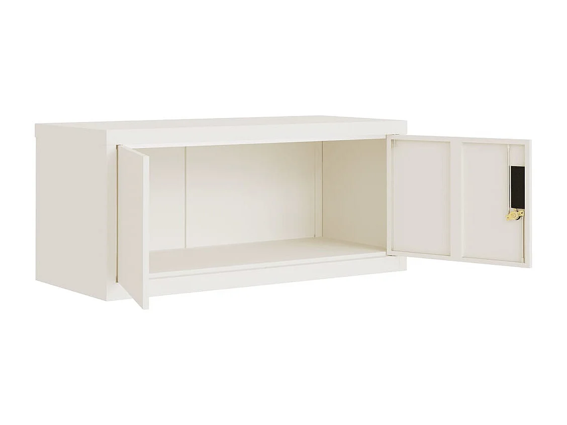 Archivador blanco 90x40x40 cm acero