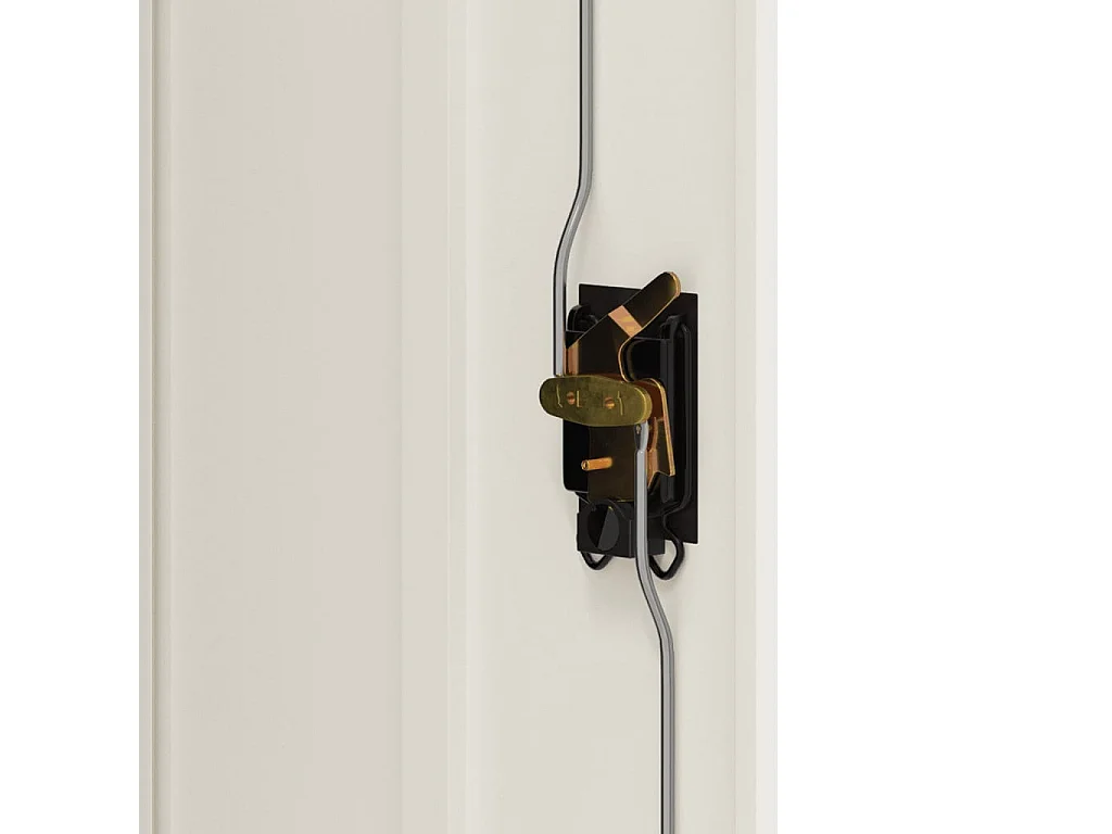 Weißer Aktenschrank 90x40x140 cm aus Stahl