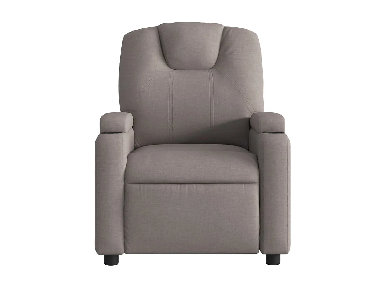 Fauteuil inclinable électrique Taupe Tissu