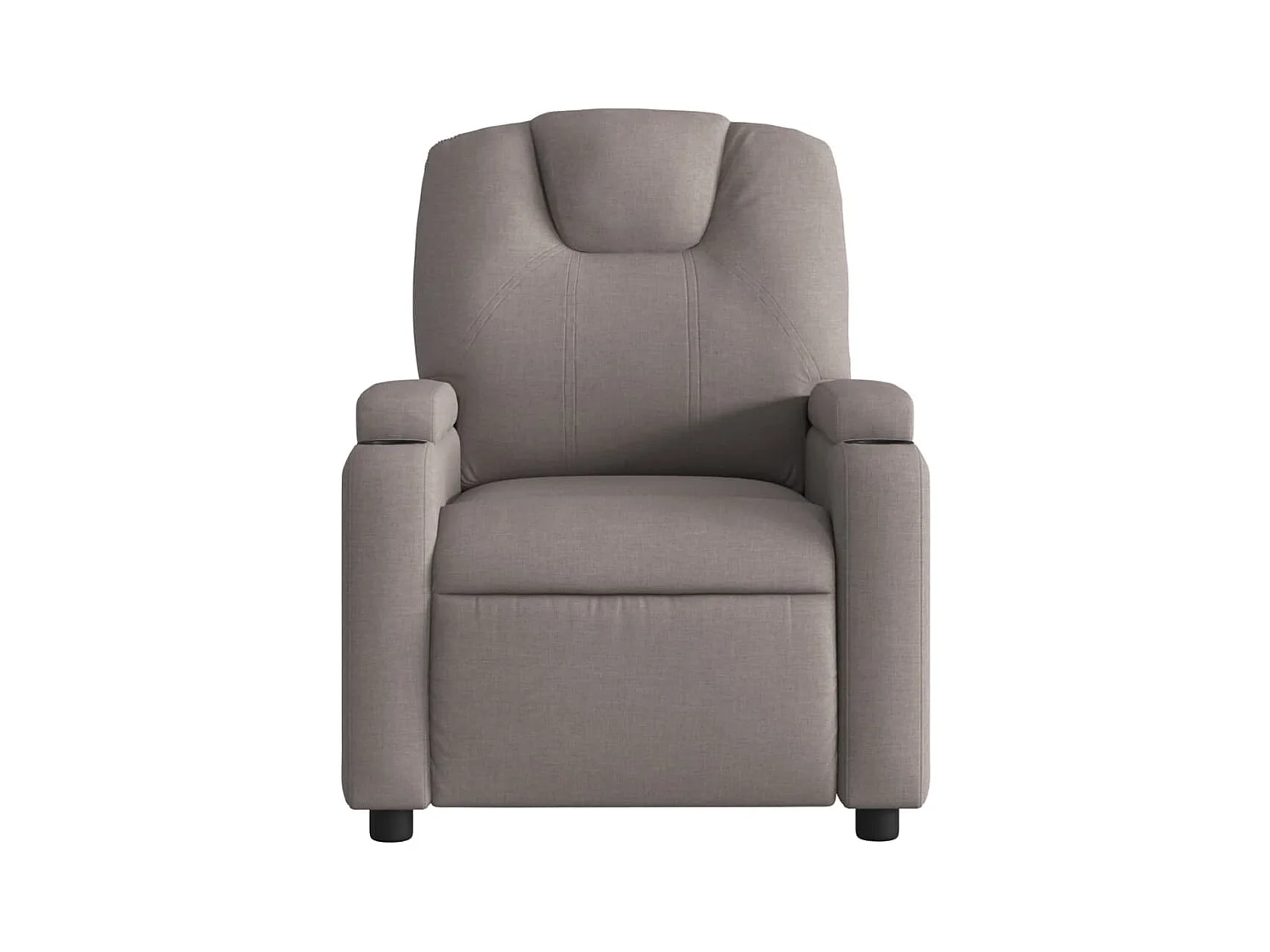 Fauteuil inclinable électrique Taupe Tissu