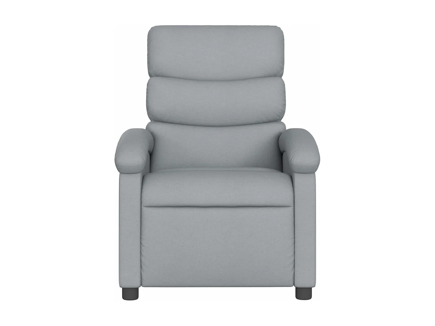 Fauteuil inclinable Gris clair Tissu