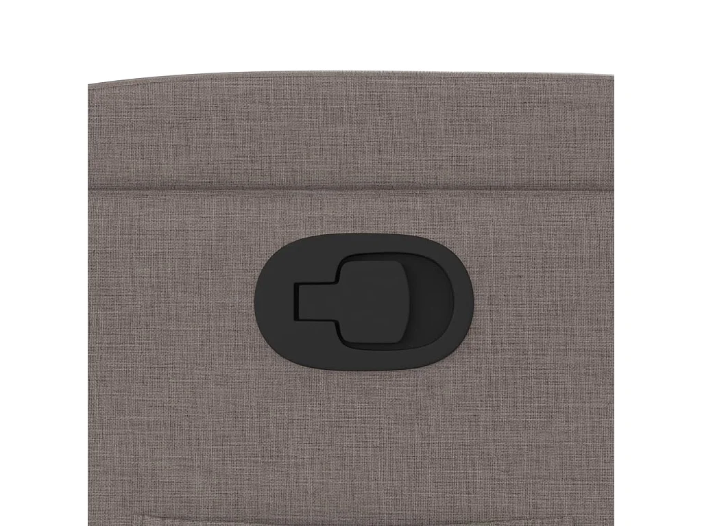 Fauteuil inclinable Taupe Tissu