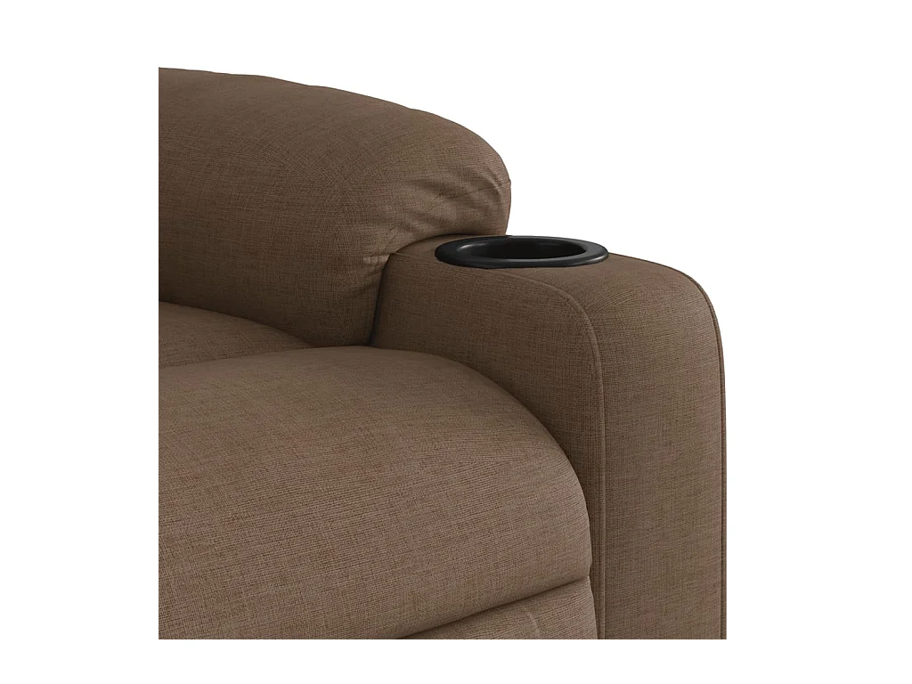 Fauteuil inclinable Marron Tissu