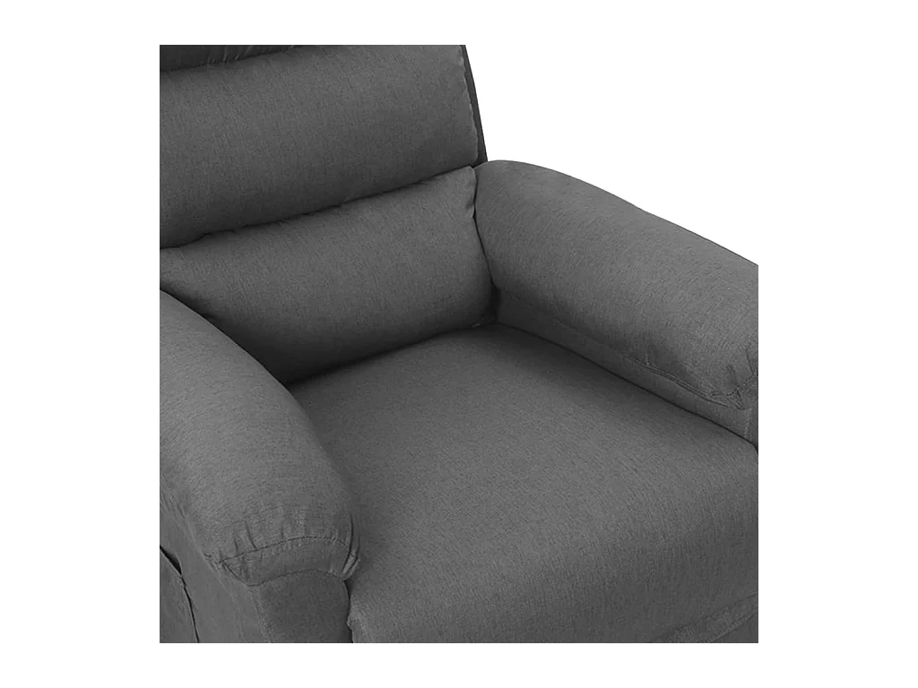 Fauteuil inclinable Gris clair Tissu