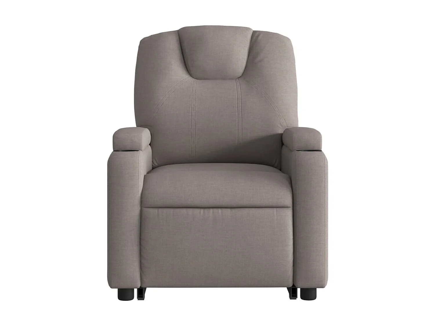 Fauteuil inclinable électrique taupe tissu