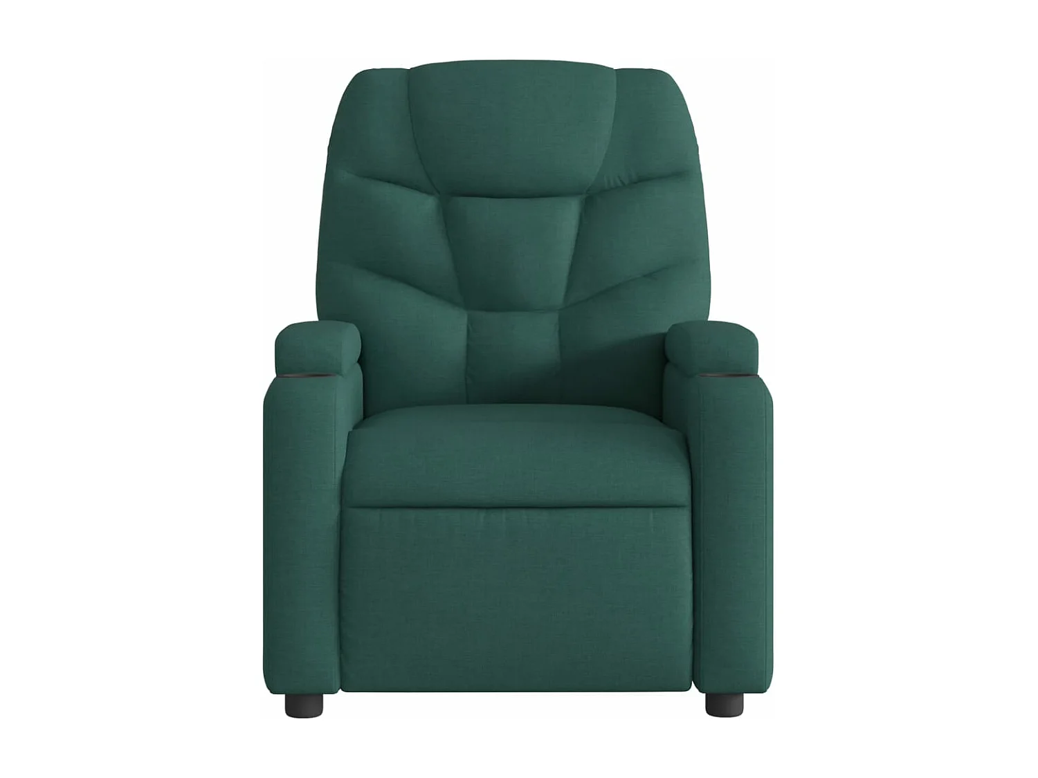 Fauteuil inclinable Vert foncé Tissu