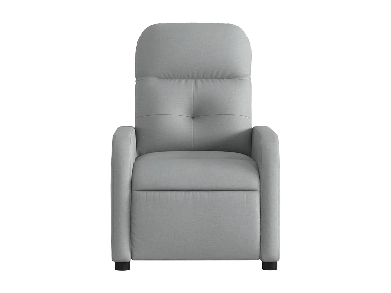 Fauteuil inclinable Gris clair Tissu