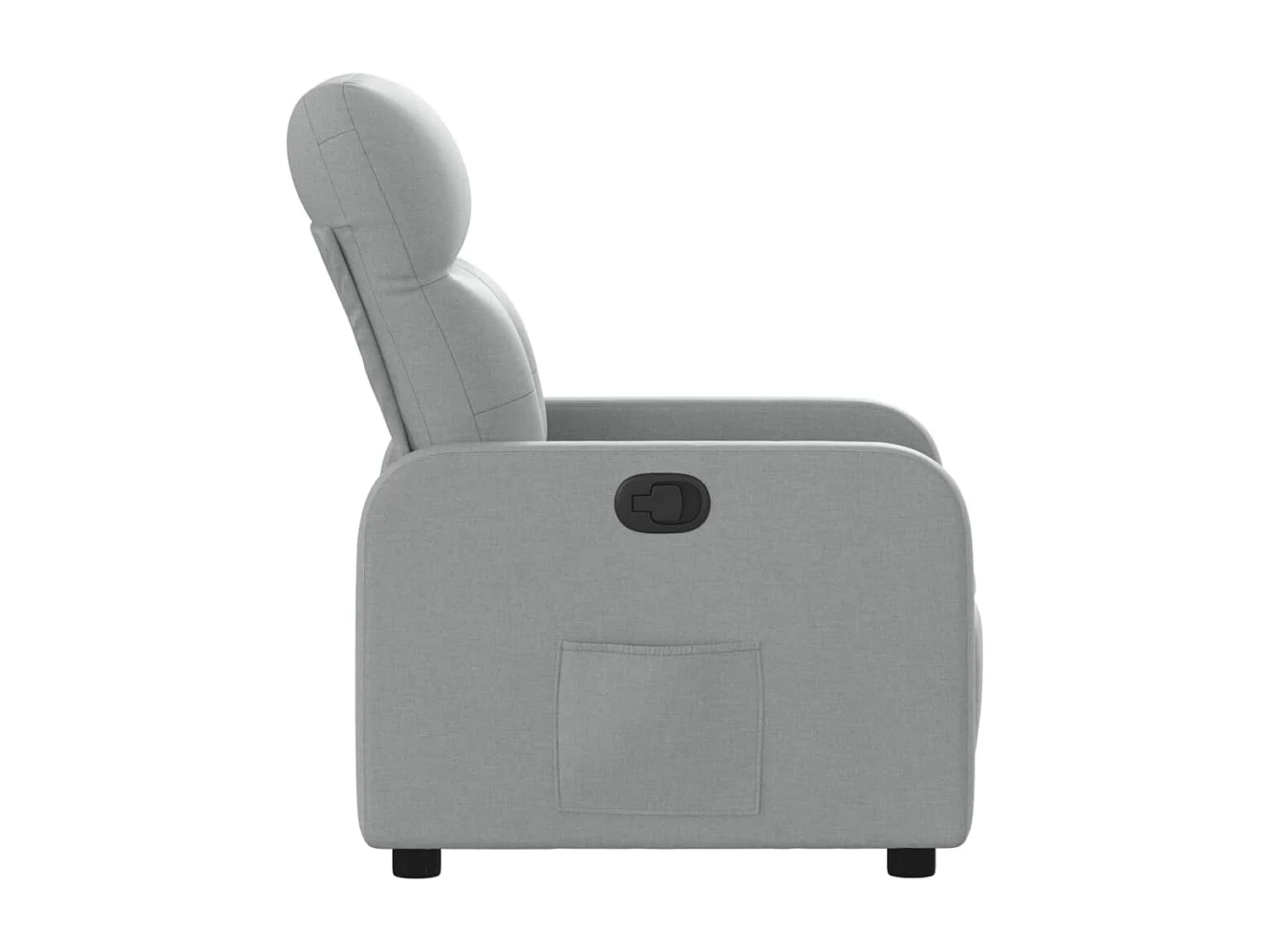 Fauteuil inclinable Gris clair Tissu