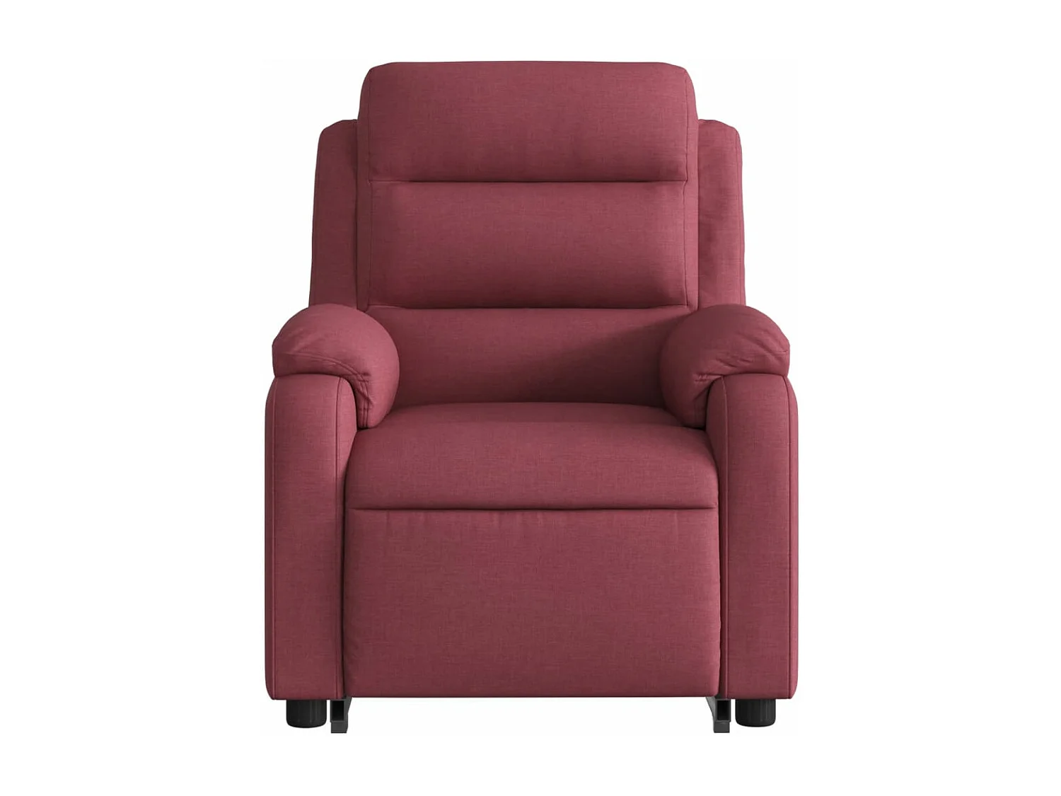 Fauteuil inclinable rouge bordeaux tissu